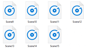 Audio clips snapshot for explainer animation video