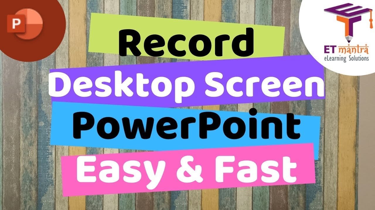 screen recorder using powerpoint