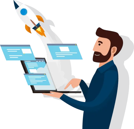 teacher launching online course